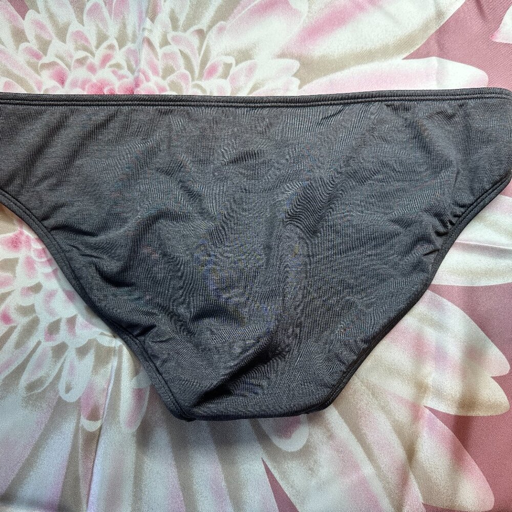 NWT - Athleta Aqualuxe Ladder Front Medium Tide Bottom - Silver/Black - Picture 4 of 5